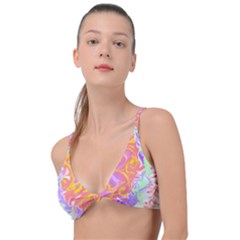 Abstract T- Shirt Circle Beauty In Abstract T- Shirt Knot Up Bikini Top by maxcute