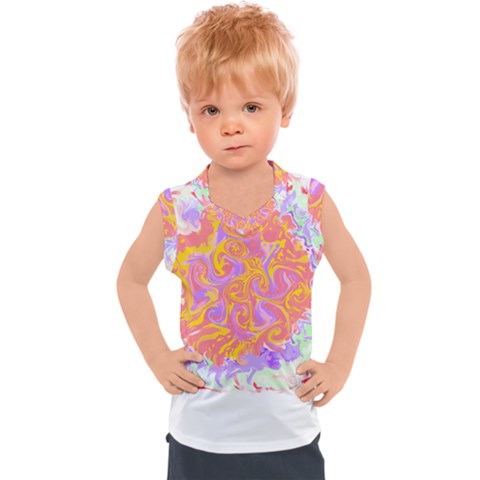 Abstract T- Shirt Circle Beauty In Abstract T- Shirt Kids  Sport Tank Top by maxcute