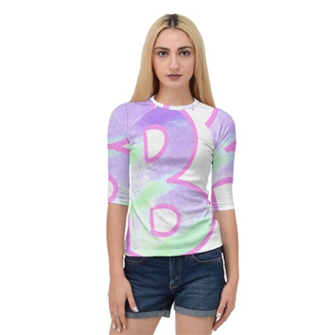 Abstract T- Shirt Cool Abstract Pattern Design 2 Quarter Sleeve Raglan Tee by maxcute