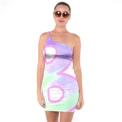 Abstract T- Shirt Cool Abstract Pattern Design 2 One Soulder Bodycon Dress by maxcute