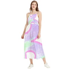 Abstract T- Shirt Cool Abstract Pattern Design 2 Boho Sleeveless Summer Dress by maxcute