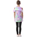 Abstract T- Shirt Cool Abstract Pattern Design 2 Fold Over Open Sleeve Top View2