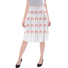 Abstract T- Shirt Cool Abstract Pattern Design T- Shirt Midi Beach Skirt by maxcute