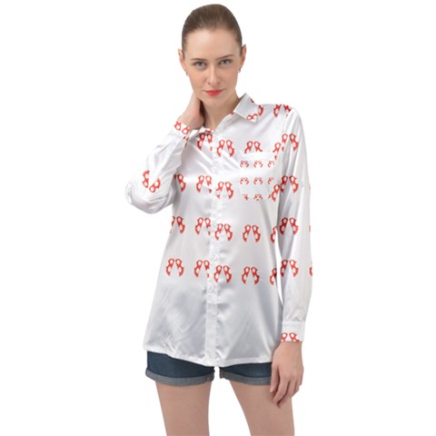 Abstract T- Shirt Cool Abstract Pattern Design T- Shirt Long Sleeve Satin Shirt by maxcute