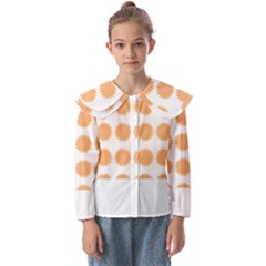 Abstract T- Shirt Cool Abstract Pattern Design8 Kids  Peter Pan Collar Blouse by maxcute