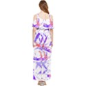 Abstract T- Shirt Entangled In Chaos T- Shirt Draped Sleeveless Chiffon Jumpsuit View2