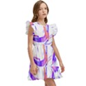 Abstract T- Shirt Entangled In Chaos T- Shirt Kids  Winged Sleeve Dress View3