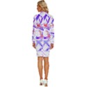 Abstract T- Shirt Entangled In Chaos T- Shirt Long Sleeve Shirt Collar Bodycon Dress View4