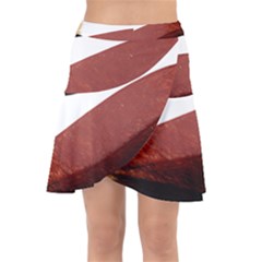 Abstract T- Shirt Fire Desert T- Shirt Wrap Front Skirt by maxcute