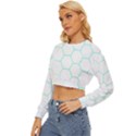 Abstract T- Shirt Honeycomb Pattern 4 Lightweight Long Sleeve Sweatshirt View2