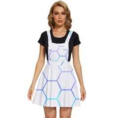 Abstract T- Shirt Honeycomb Pattern 6 Apron Dress by maxcute