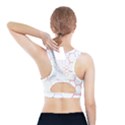 Abstract T- Shirt Honeycomb Pattern 7 Sports Bra With Pocket View2