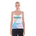 Abstract T- Shirt Minimalistic Abstract Northern Lights T- Shirt Spaghetti Strap Top View1