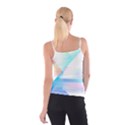 Abstract T- Shirt Minimalistic Abstract Northern Lights T- Shirt Spaghetti Strap Top View2