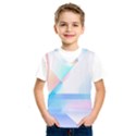 Abstract T- Shirt Minimalistic Abstract Northern Lights T- Shirt Kids  Basketball Tank Top View1