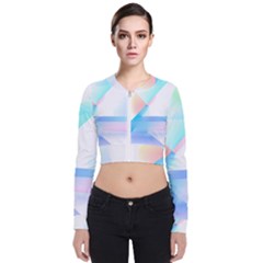 Abstract T- Shirt Minimalistic Abstract Northern Lights T- Shirt Long Sleeve Zip Up Bomber Jacket by maxcute