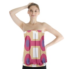 Abstract T- Shirt Model 23 T- Shirt Strapless Top by maxcute