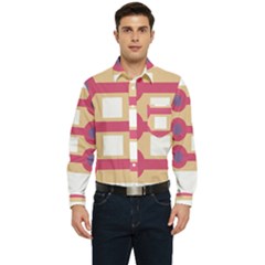 Abstract T- Shirt Model 23 T- Shirt Men s Long Sleeve Pocket Shirt 