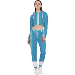 Abstract T- Shirt Model 27 T- Shirt Cropped Zip Up Lounge Set by maxcute