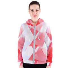 Abstract T- Shirt Pink Chess Player Abstract Colorful Texture T- Shirt Women s Zipper Hoodie by maxcute