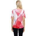 Abstract T- Shirt Pink Chess Player Abstract Colorful Texture T- Shirt Bow Sleeve Button Up Top View4