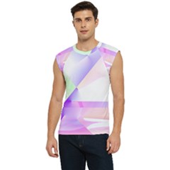 Abstract T- Shirt Purple Minimalistic Abstract Digital Art T- Shirt Men s Raglan Cap Sleeve Tee by maxcute