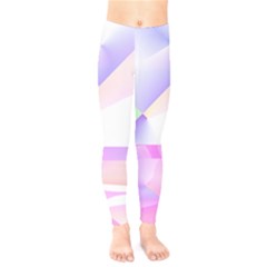 Abstract T- Shirt Purple Minimalistic Abstract Digital Art T- Shirt Kids  Classic Winter Leggings