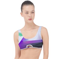 Abstract T- Shirt Purple Northern Lights Colorful Abstract T- Shirt The Little Details Bikini Top by maxcute