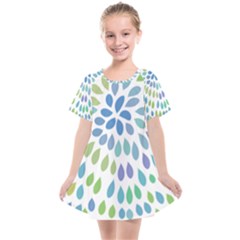 Abstract T- Shirt Rapoline T- Shirt Kids  Smock Dress by maxcute