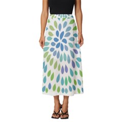 Abstract T- Shirt Rapoline T- Shirt Classic Midi Chiffon Skirt