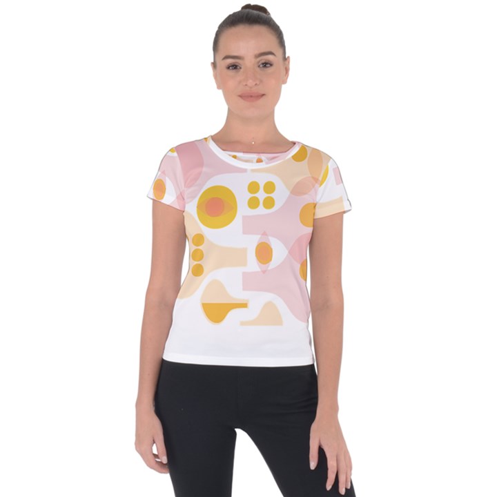 Abstract T- Shirt Science Lab T- Shirt Short Sleeve Sports Top 