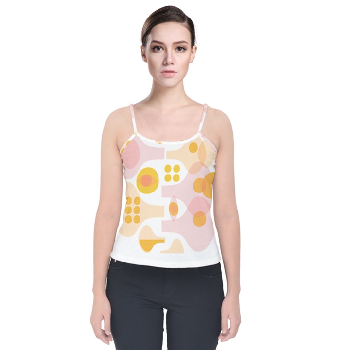 Abstract T- Shirt Science Lab T- Shirt Velvet Spaghetti Strap Top