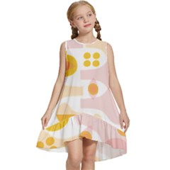 Abstract T- Shirt Science Lab T- Shirt Kids  Frill Swing Dress