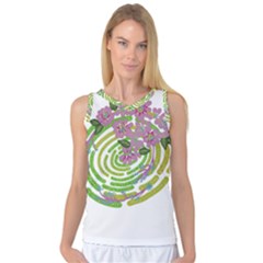 Abstract T- Shirt Tropical World T- Shirt Women s Basketball Tank Top by maxcute