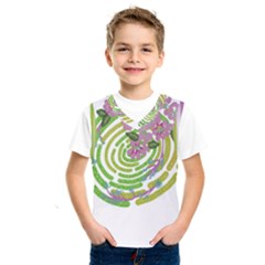 Abstract T- Shirt Tropical World T- Shirt Kids  Basketball Tank Top by maxcute