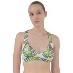 Abstract T- Shirt Tropical World T- Shirt Sweetheart Sports Bra by maxcute