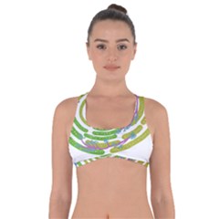 Abstract T- Shirt Tropical World T- Shirt Got No Strings Sports Bra by maxcute