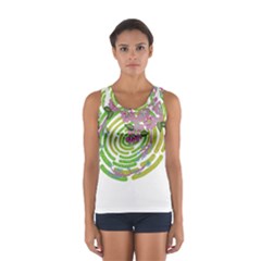 Abstract T- Shirt Tropical World T- Shirt Sport Tank Top  by maxcute