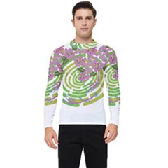 Abstract T- Shirt Tropical World T- Shirt Men s Long Sleeve Rash Guard by maxcute