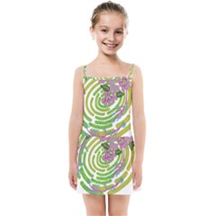 Abstract T- Shirt Tropical World T- Shirt Kids  Summer Sun Dress by maxcute