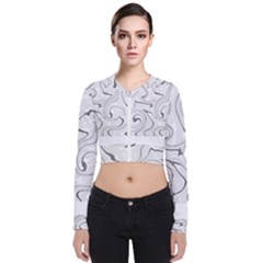 Abstract T- Shirt Vea I I T- Shirt Long Sleeve Zip Up Bomber Jacket by maxcute