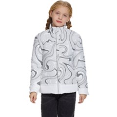 Abstract T- Shirt Vea I I T- Shirt Kids  Puffer Bubble Jacket Coat by maxcute