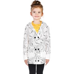 Abstract T- Shirt Vea I I T- Shirt Kids  Double Breasted Button Coat by maxcute