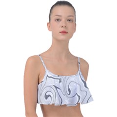 Abstract T- Shirt Vea I I T- Shirt Frill Bikini Top by maxcute