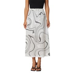 Abstract T- Shirt Vea I I T- Shirt Classic Midi Chiffon Skirt