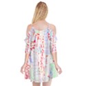 Abstractart T- Shirt Abstract Forest In Pink T- Shirt Cutout Spaghetti Strap Chiffon Dress View2