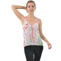 Abstractart T- Shirt Abstract Forest In Pink T- Shirt Chiffon Cami View1