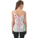 Abstractart T- Shirt Abstract Forest In Pink T- Shirt Chiffon Cami View2