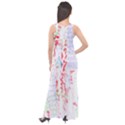 Abstractart T- Shirt Abstract Forest In Pink T- Shirt Sleeveless Velour Maxi Dress View2