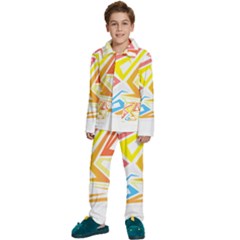 African Patterns T- Shirt Africa Is My Dna T- Shirt Kids  Long Sleeve Velvet Pajamas Set